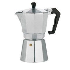 Кофеварка гейзерная KELA Italia (10590) - 150 мл, 3 чашки, серебристая