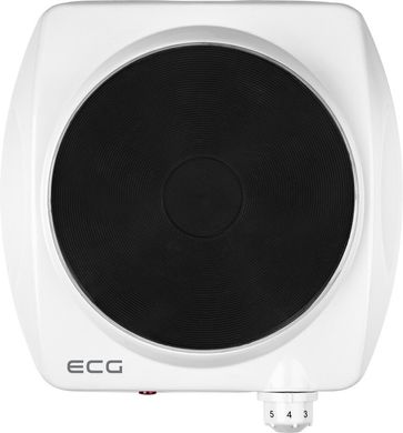 Плита електрична настільна ECG EV 1512 White - 1500 Вт