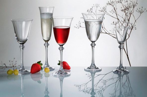 Набор бокалов для шампанского Bohemia Asio Alexandra 5445 (1SD70 00000 190) - 6 штук, 190 мл