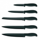 Набір ножів з наповнювачем браш Kela Acida 11288 - 6 пр/Німеччина/сіра підставка, Сірий