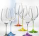 Набір бокалів для вина BOHEMIA Rainbow 40729-D 4641 6854 - 350 мл