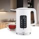 Електричний чайник з регулюванням температури Maestro MR-024-WHITE - 1.7 л, 2200 Вт (білий)