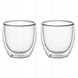 Набор стеклянных стаканов с двойными стенками Kamille KM-9011 - 2 шт, 250 мл
