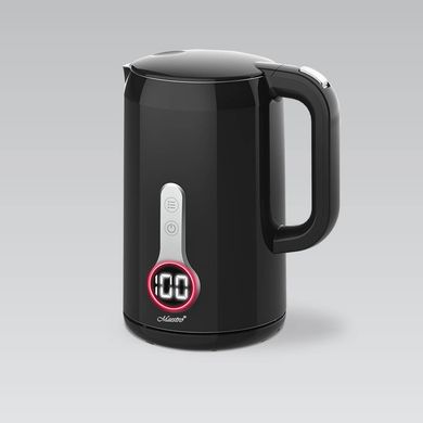 Електричний чайник з регулюванням температури Maestro MR-025-BLACK - 1.7 л, 2200 Вт (чорний)