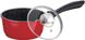 Ковш с стеклянной крышкой Peterhof PH-15815-16 – 1.25 л красный