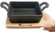 Гриль-панель чавунна на дерев'яній підставці MasterPro Cook & share (BGMP-3805-4) - 12.6х18.5х3.6см