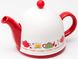 Заварювальний керамічний чайник GIPFEL PELANGI 3840 - 0.8 л (22х13, 5х11, 5см), Червоний