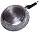 Сковорода з кришкою з мармуру Edenberg EB-9168 - 28 см, Сірий