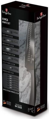 Набор ножей Berlinger Haus Black Silver Collection BH-2608 - 11 предметов