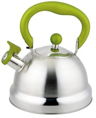 Чайник із свистком Con Brio CB-411 - зелений, 2,7 л