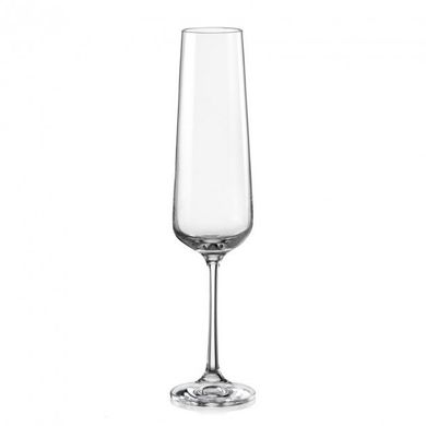 Набор бокалов для шампанского Bohemia Sandra 0656 (40728 200S M8700) - 6 штук, 200 мл