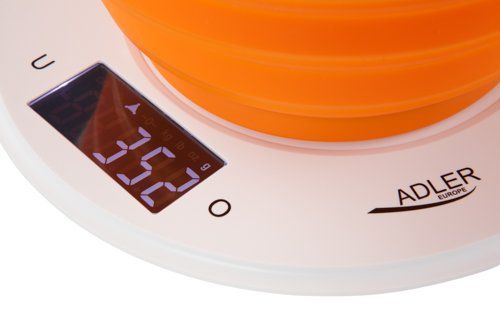 Весы кухонные Adler AD 3153 - оранжевые