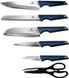 Набор ножей с подставкой Berlinger Haus Metallic Line Aquamarine Edition BH-2791 - 7 предметов