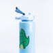 Пляшка для води Дракоша набір 3в1 з дозатором 0.5л 0.9л 0.2л Синій