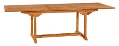 Тиковый стол раскладной прямоугольный TE-180T