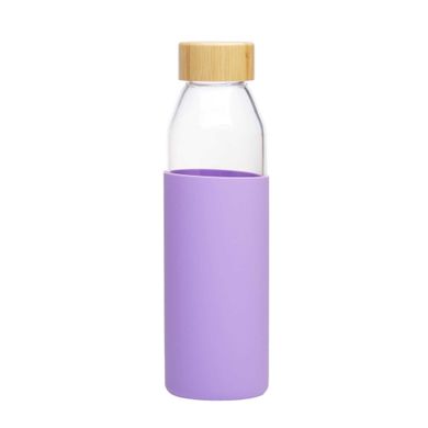 Пляшка для води скляна в силіконовому чохлі Kamille KM-9022 - 500 мл