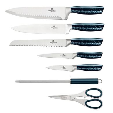 Набір ножів Berlinger Haus Metallic Line Aquamarine Edition BH 2460 - 8 предметів