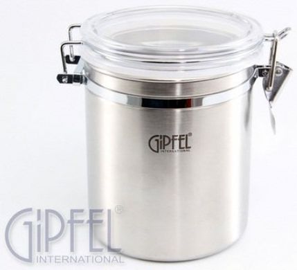 Банка для герметичного хранения сыпучих продуктов GIPFEL PULE 5587 (12.5х16см) - 1.5 л