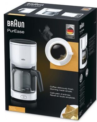 Кофеварка BRAUN KF 3100 WH