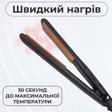 Випрямляч гофре керамічний професійний до 200 градусів 45 Вт, утюжок для волосся GEEMY GM-2955