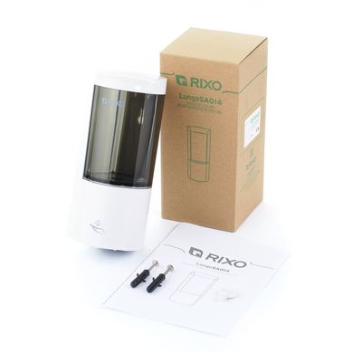 Дозатор рідкого наливного мила сенсорний Rixo Lungo SA014W - 0,5л.