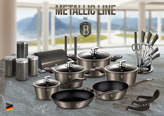 Набор ножей Berlinger Haus Metallic Line Carbon Edition BH 2461 - 8 предметов