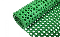 Ячеистый резиновый ковер Политех - 16х1000х1500мм, зеленый