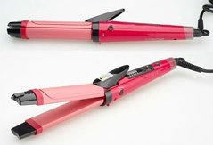 Щипцы для укладки волос DOMOTEC 2в1 MS-4982 - 45 Вт, розовый