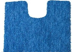 Коврик под унитаз с вырезом Spirella GOBI 55х55 см - синий