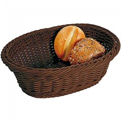 Корзинка плетенная для хлеба, фруктов, сухарей Kesper Premium 19821 — 32,5х24x11см, темно-коричневый