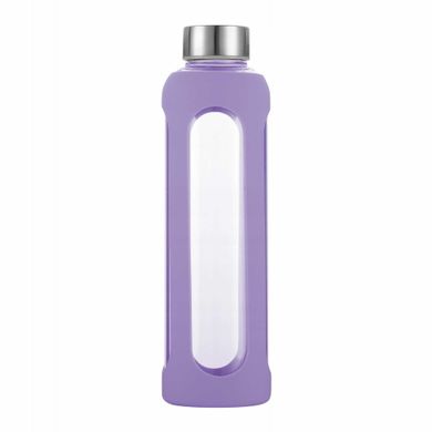 Пляшка для води скляна в силіконовому чохлі Kamille KM-9024 - 550 мл