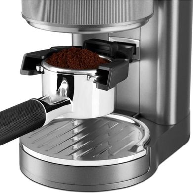 Кофемолка для рожковой кофеварки KitchenAid Artisan 5KCG8433EMS - серебряный медальон