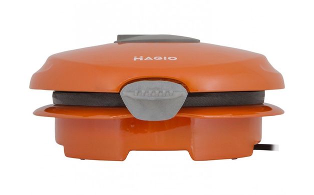 Вафельница для тонких вафель MAGIO МG-394OR - оранжевая