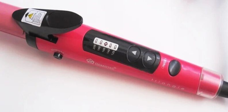 Щипці для укладання волосся DOMOTEC 2в1 MS-4982 - 45 Вт, рожевий