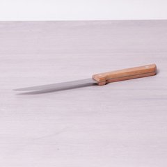 Нож кухонный для костей из нержавеющей стали с деревянной ручкой Kamille KM5317 - 15 см