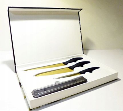 Набор ножей на магнитной планке Peterhof PH 22334 - 4 пр