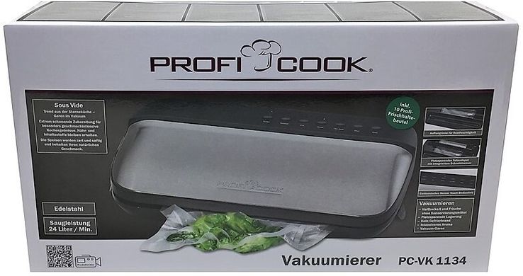 Вакуумний пакувальник PROFICOOK PC-VK 1134