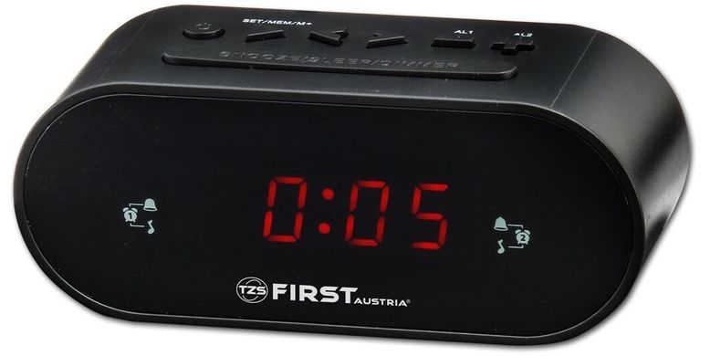 Радіобудильник First FA-2406-5-ВА - чорний