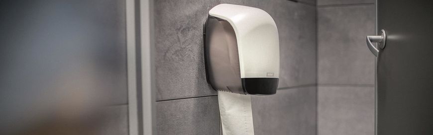 Диспенсер для туалетной бумаги в рулонах Katrin System 104582 - белый