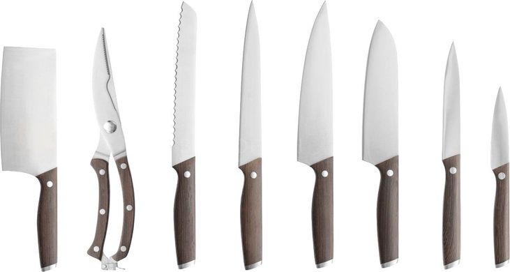 Набор ножей в колоде BERGHOFF Redwood (1309010) - 9 пр