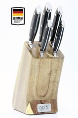 Набір ножів на дерев'яній підставці GIPFEL VILMARIN 6986 - 6 предметів