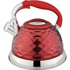 Чайник із свистком 3,5 л Bohmann BH 7687 red - червоний