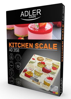 Ваги кухонні електронні Adler AD 3158 - до 5 кг