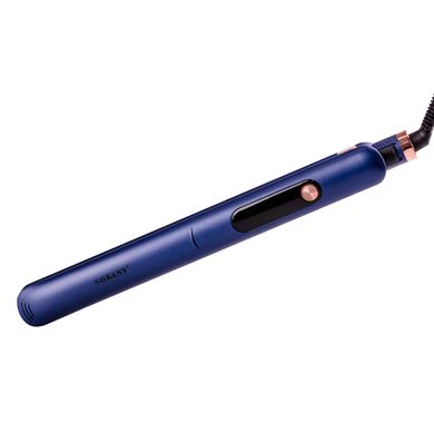 Випрямляч для волосся керамічний 40 Вт до 530 градусів, стайлер для вирівнювання волосся і завивки Sokany SK-1924 Синій