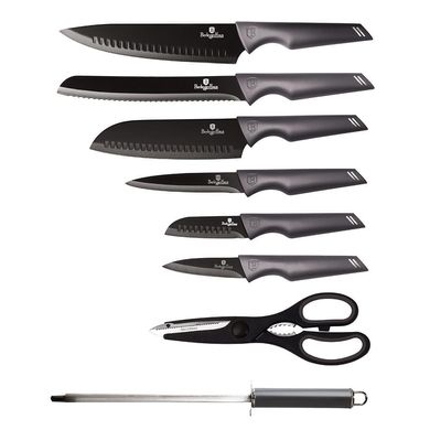 Набор ножей Berlinger Haus Metallic Line Carbon Pro Edition BH-2586 - 8 предметов