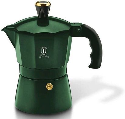 Гейзерная кофеварка Berlinger Haus Emerald Collection BH-6386 - 300 мл, 6 чашек