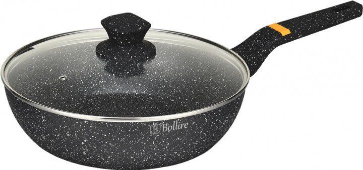 Сковорода глубокая BOLLIRE BR-1410 - 28 см