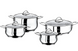 Набор посуды OMS 1023-S (2,3л/3л/4,5л/+ сотейник 3 л.) - 8пр