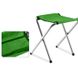 Розкладний туристичний стіл +4 стільці для пікніка, зелений