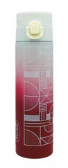 Термокухоль з нержавіючої сталі Con Brio CB-390Pink/White - 400 мл (рожевий з білим)